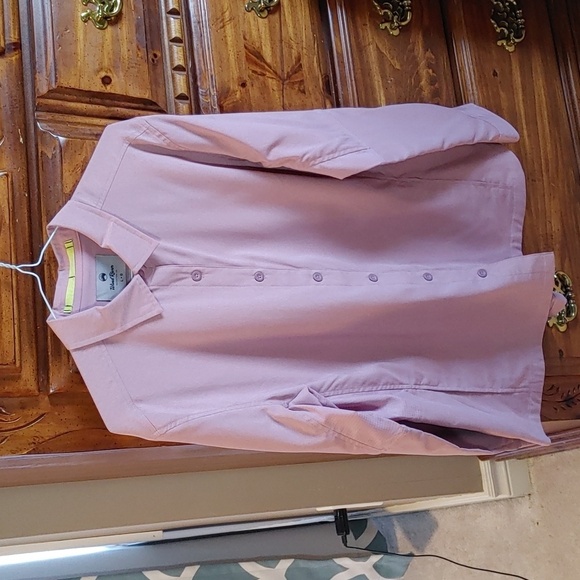WIND RIVER No Fly Zone Mosquito Repellent Dusty Rose Shirt Size L - Picture 2 of 16